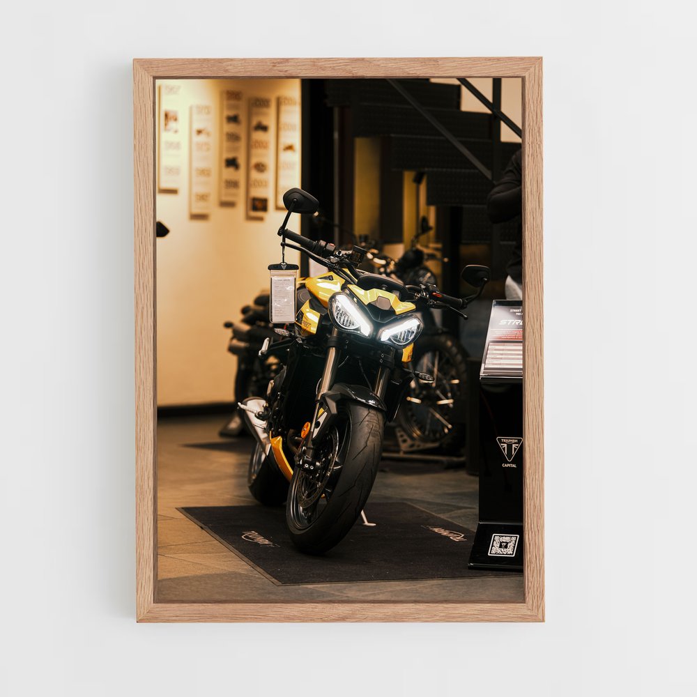 Poster Street triple r élégant – affiche Triumph (vue 4)